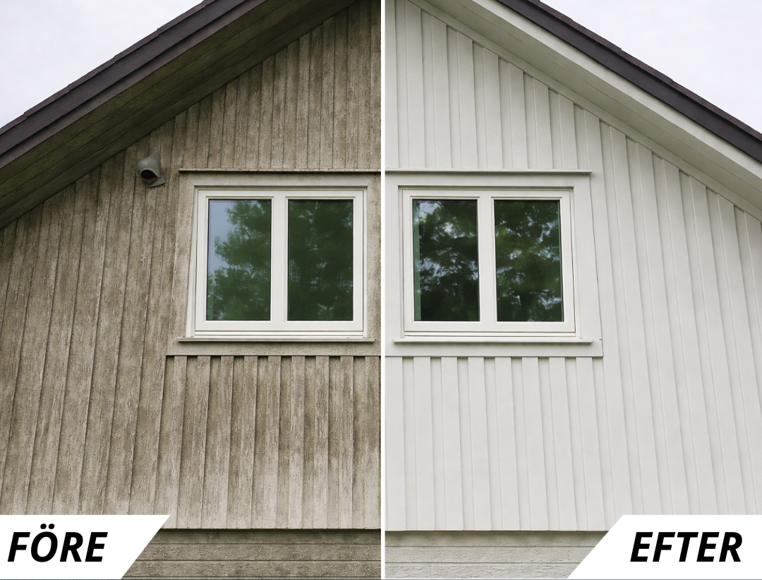 Fasadtvätt – lockpanel